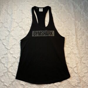 Gymshark‎ Tank Top Racerback Sleeveless Workout Fitness Black Small
